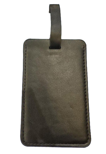 Faux Leather Luggage Tag