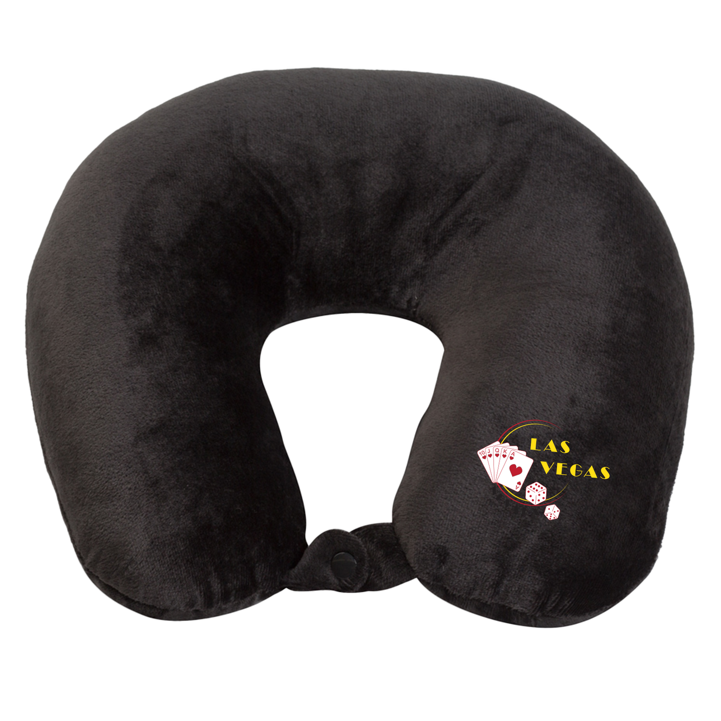 Fiber Filled Travel Neck Pillow - Las Vegas