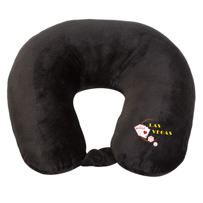 Fiber Filled Travel Neck Pillow - Las Vegas