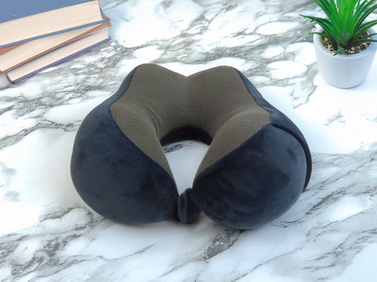 Executive Fiber-Filled Travel Neck Pillow