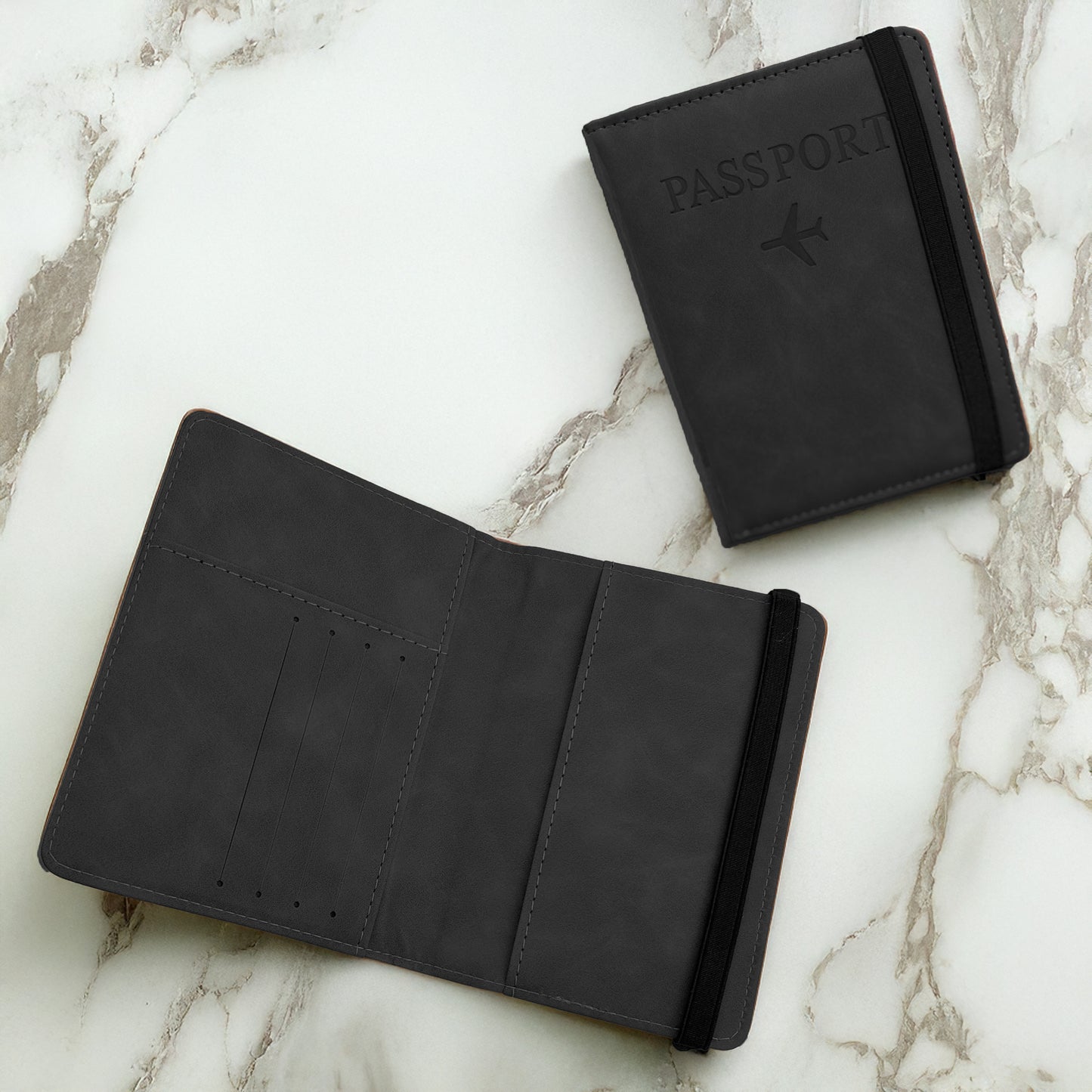 Faux Leather Passport Cover