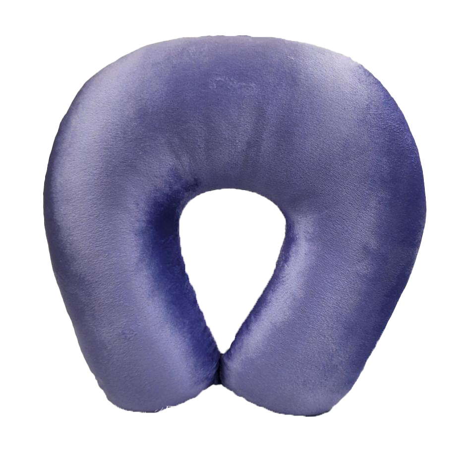 Fiber Filled Travel Neck Pillow - Adult - Solid Color - 12" x 12" - 13 Colors Available