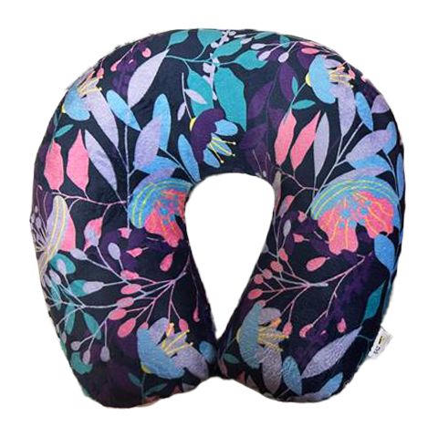 Fiber Filled Travel Neck Pillow - Novelty Prints