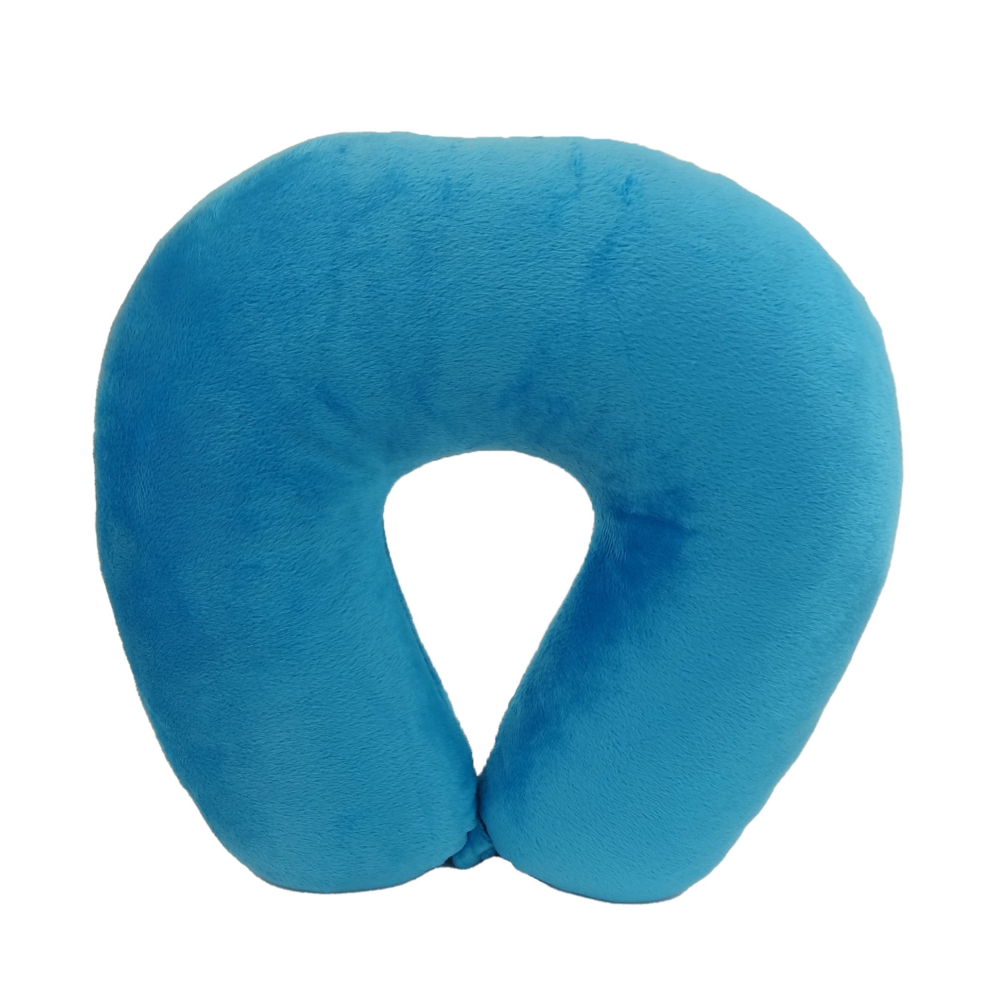 Fiber Filled Travel Neck Pillow Adult Solid Color 12 x 12 13 Wolf Essentials Comfort