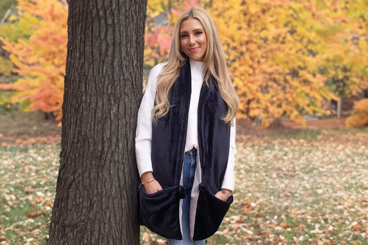 AnyWear CozyCarry Recycled Fleece Scarf