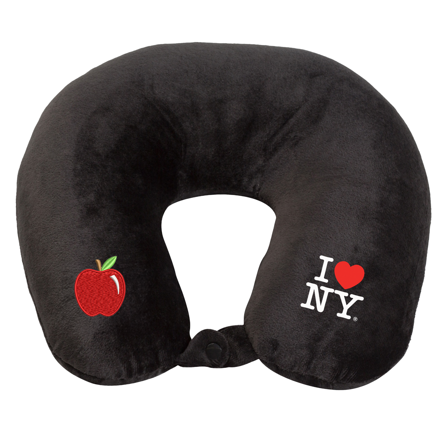 Fiber Filled Travel Neck Pillow - I Love NY