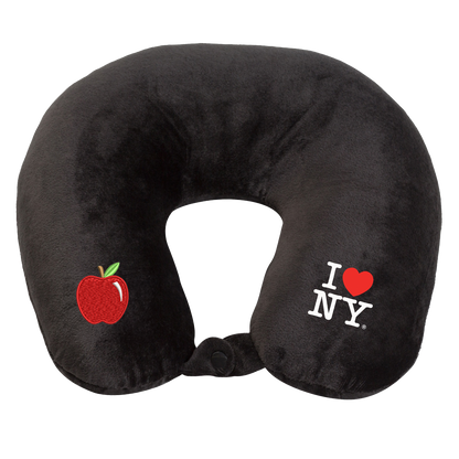 Fiber Filled Travel Neck Pillow - I Love NY