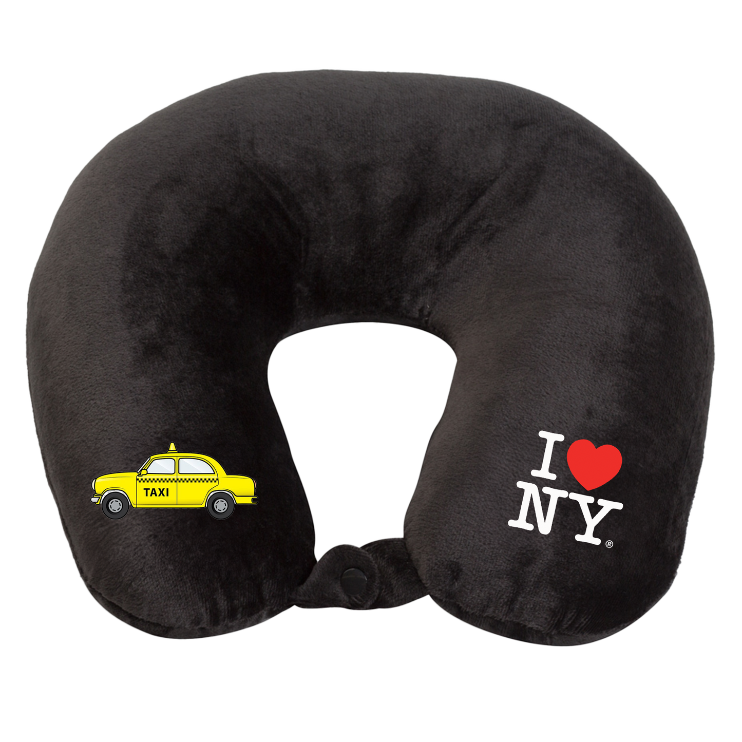 Fiber Filled Travel Neck Pillow - I Love NY