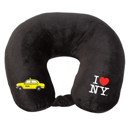 Fiber Filled Travel Neck Pillow - I Love NY