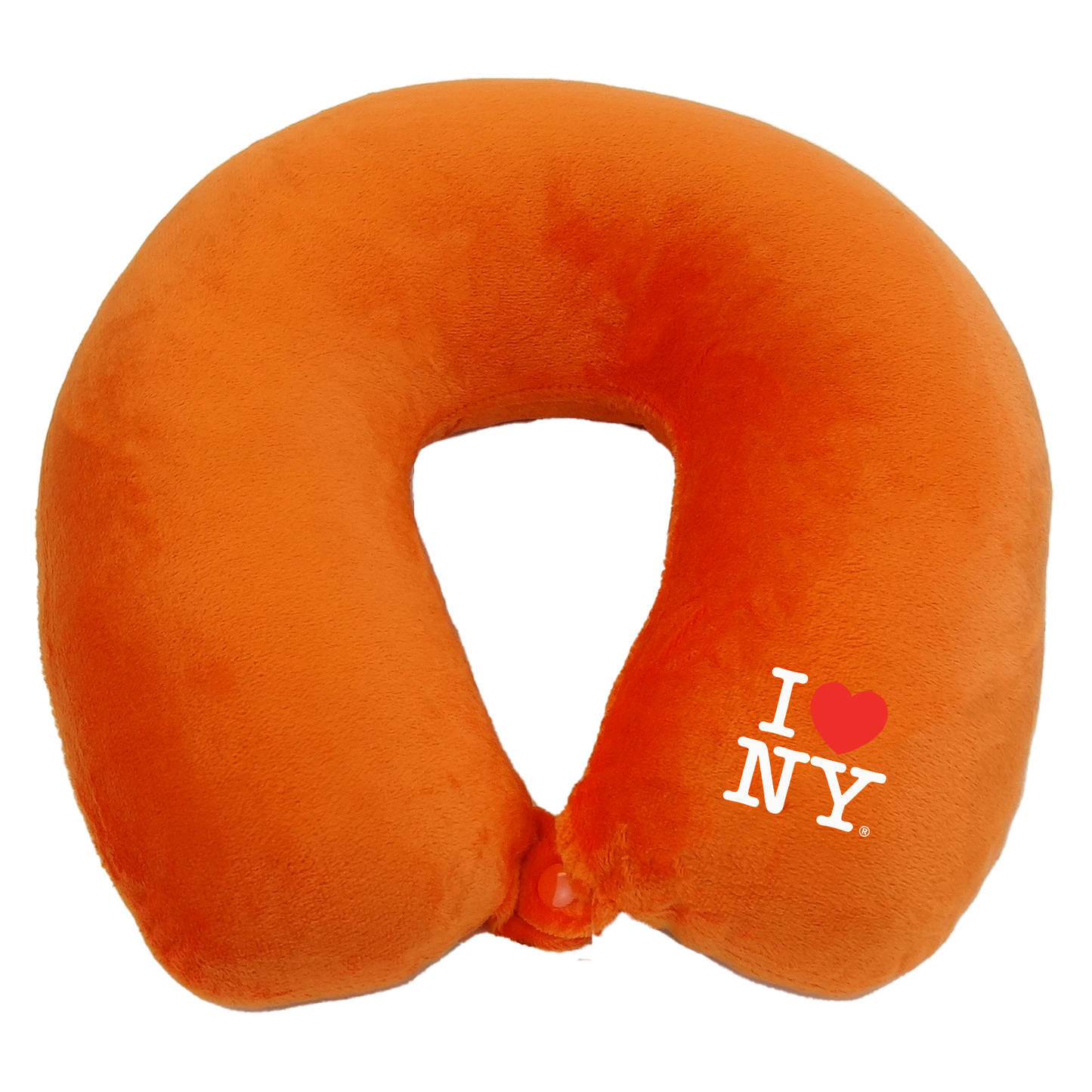 Fiber Filled Travel Neck Pillow - I Love NY