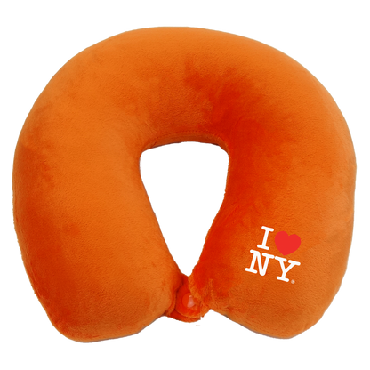 Fiber Filled Travel Neck Pillow - I Love NY