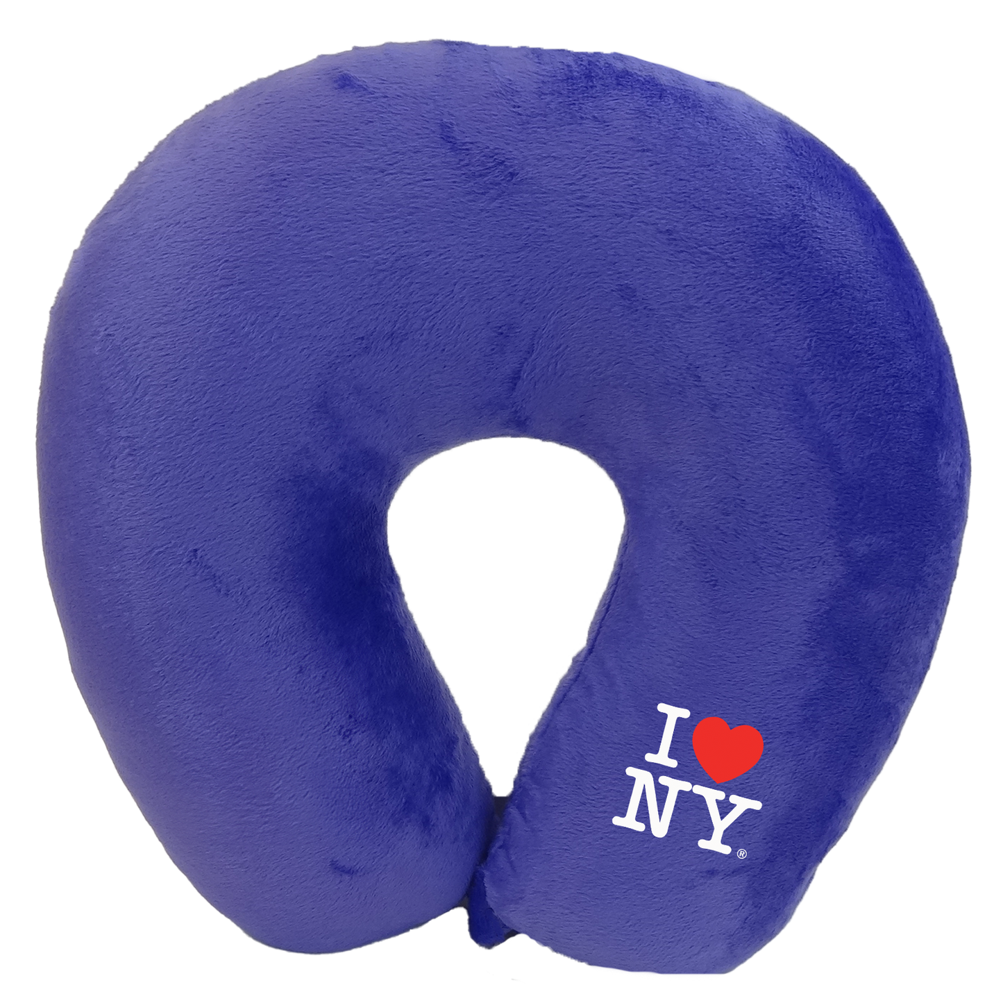 Fiber Filled Travel Neck Pillow - I Love NY