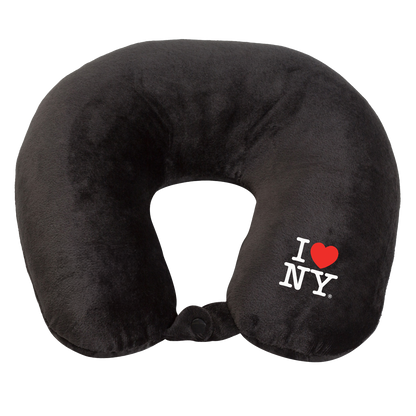 Fiber Filled Travel Neck Pillow - I Love NY