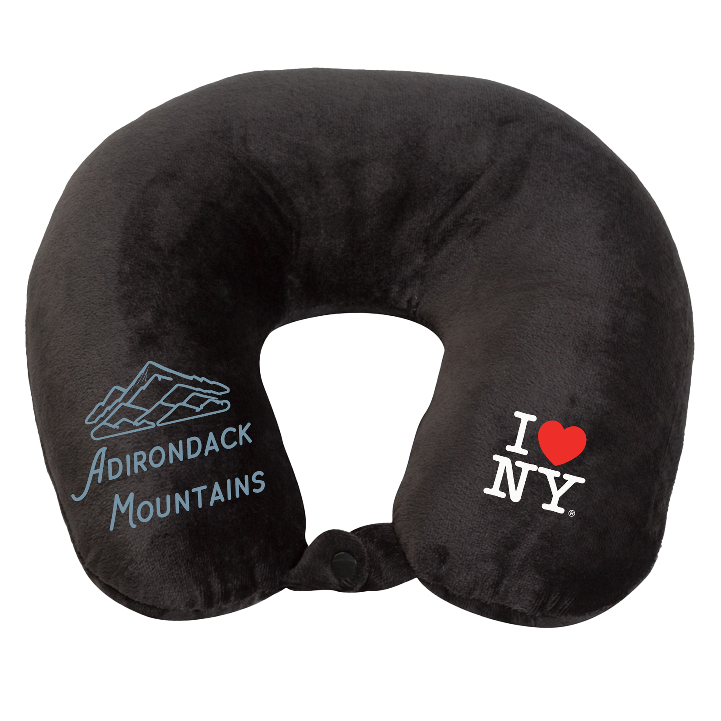 Fiber Filled Travel Neck Pillow - I Love NY