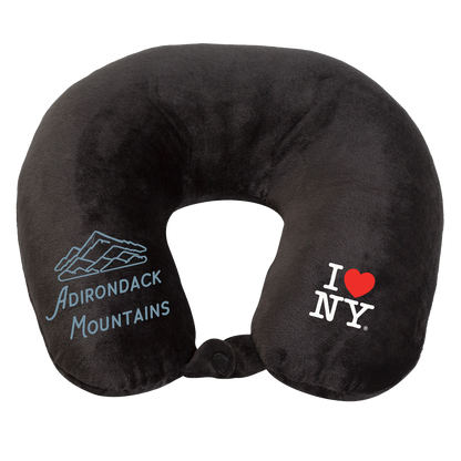 Fiber Filled Travel Neck Pillow - I Love NY