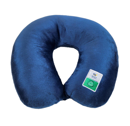 Recycled Fiber Filled Travel Neck Pillow - Adult - Solid Color - 12" x 12"